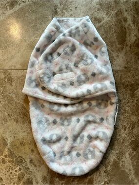 Blankets & Beyond Cozy Fleece Baby Swaddle Sack in Pink Elephants
